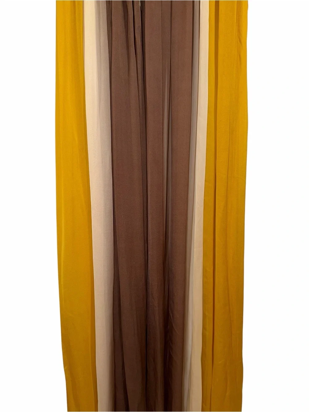 Rick Owens Yellow Silk Cape Sheer Runway Wrap One Size Rare EUC